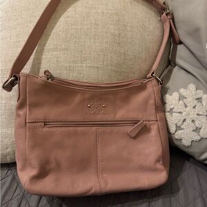 Stone Mountain Accessories Blush Faux Leather Shoulder Bag